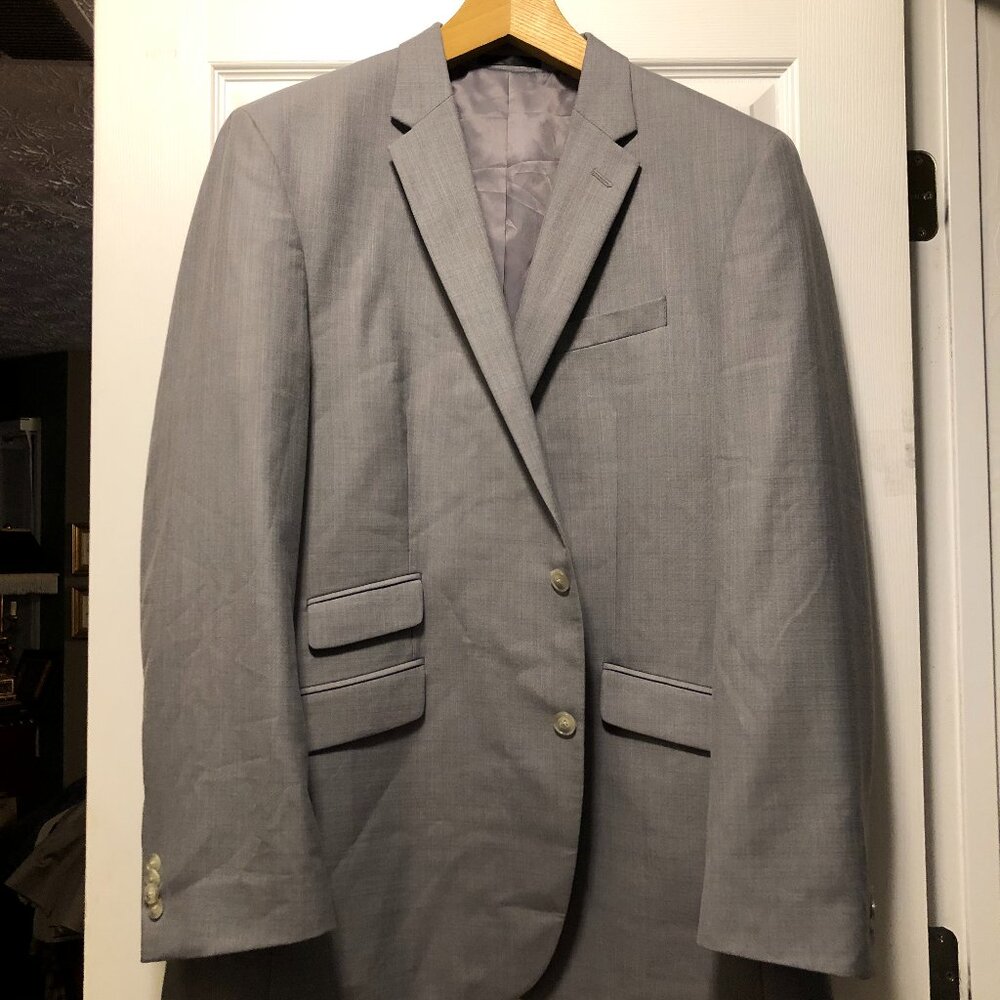 Kenneth Cole men's new 77%polyester 23%rayon sport coat jacket blazer size: 46L